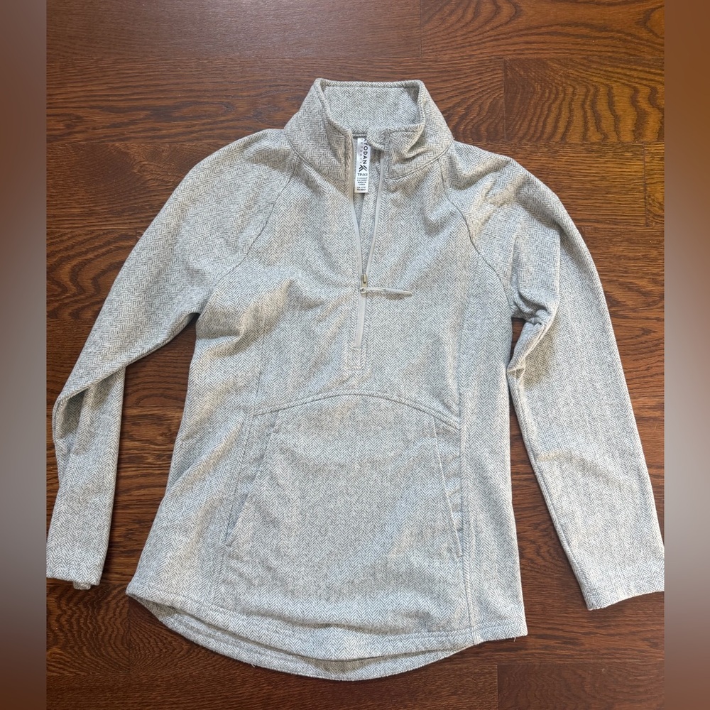 Kyodan Women's Alpine 1/4 Zip Fleece Pullover Gray Heather XS